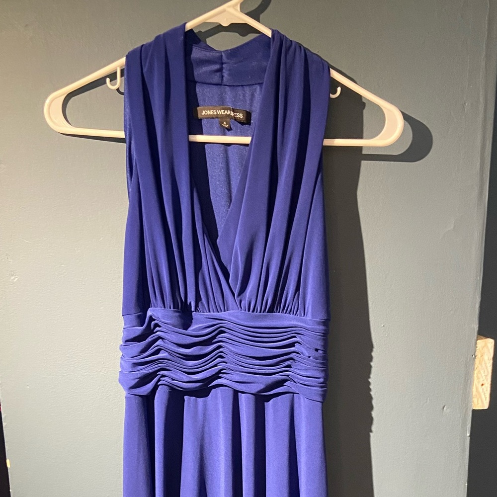 Jones Wear Royal Blue Maxi Dress